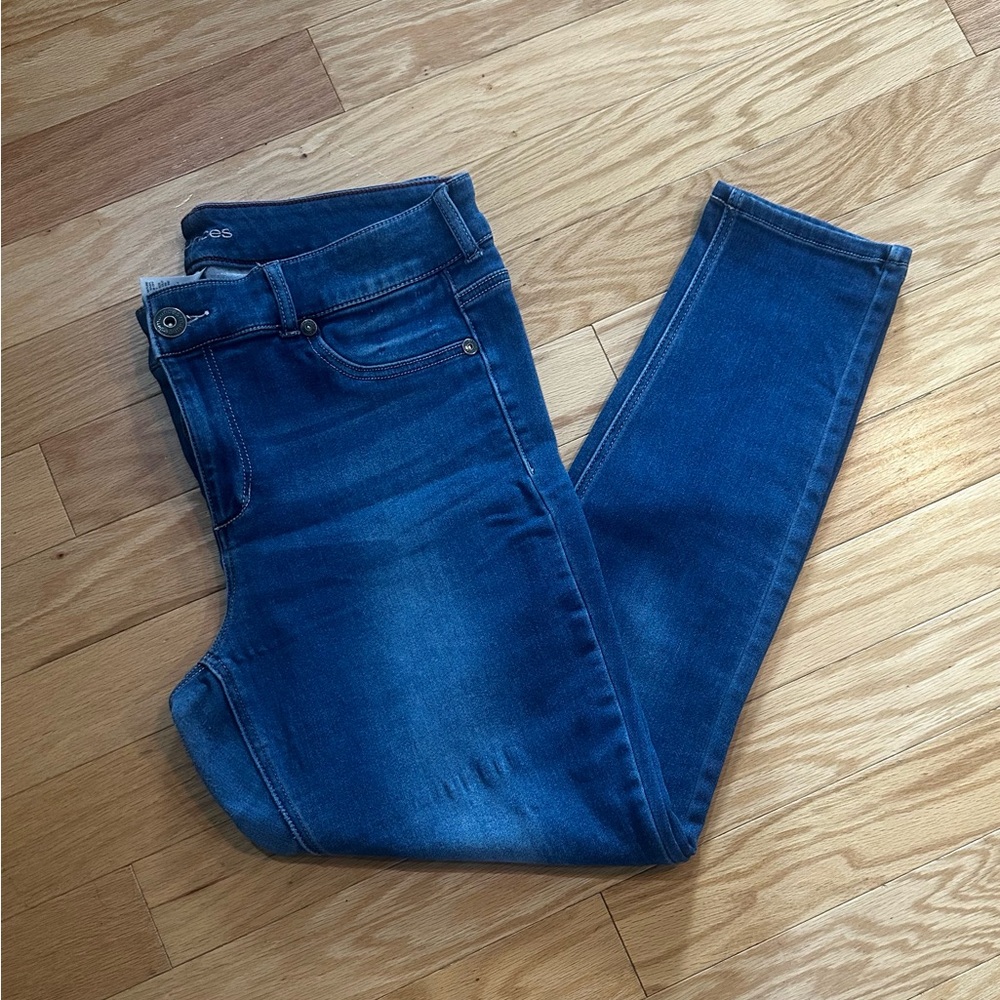 Maurices Dark Blue Skinny Jeans